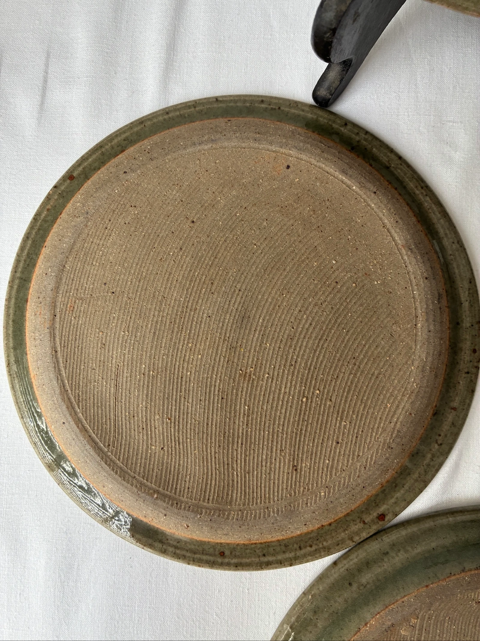 Vintage Studio Pottery Keramiek Service - 4 pièces - Vert/Brun – photo 11